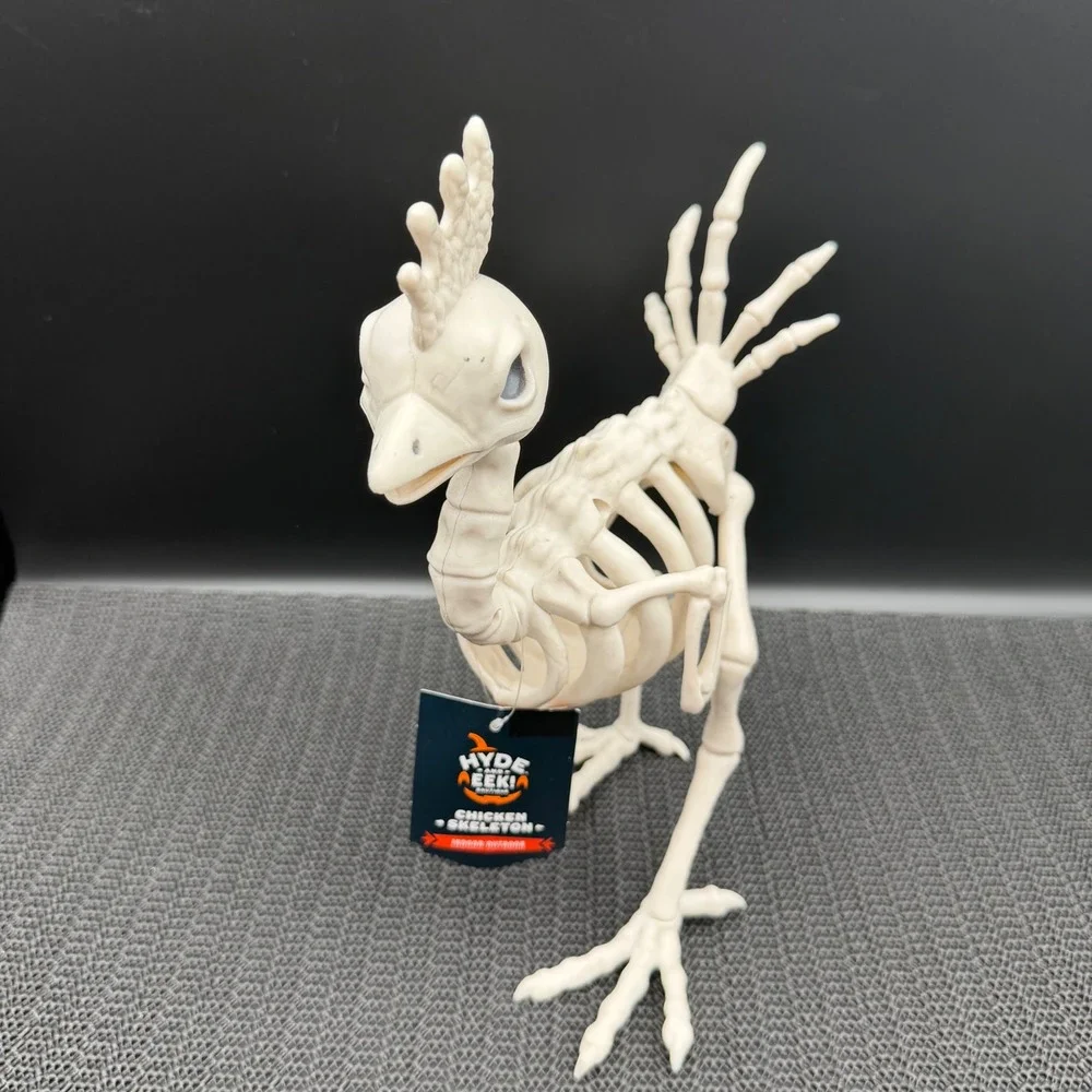 Hyde and Eek Boutique Halloween Chicken Skeleton Indoor Outdoor Prop 2024 New